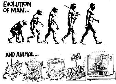 Evolution of man... and animal