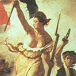 La libert guidant le peuple par Delacroix, 1831